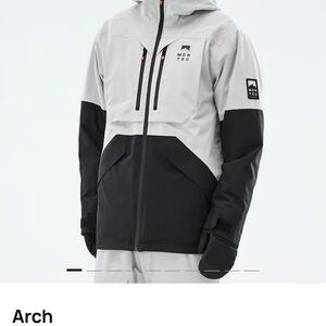 Montec Men's Black and Gray Ski Jacket